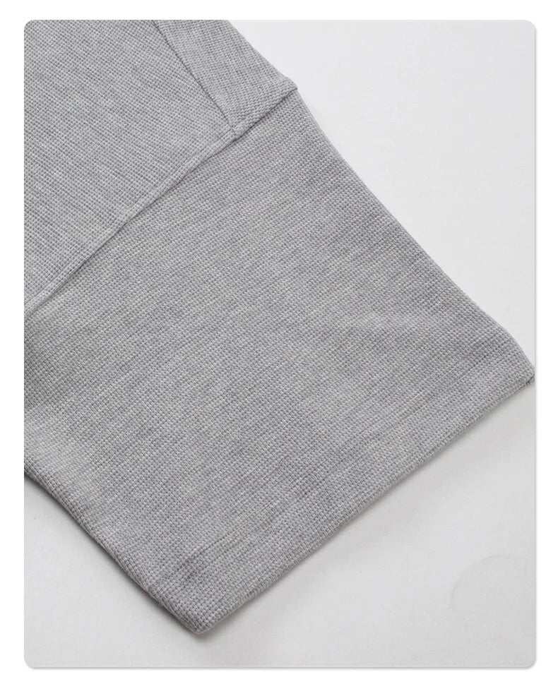 Waffle Collar Breathable T-Shirt