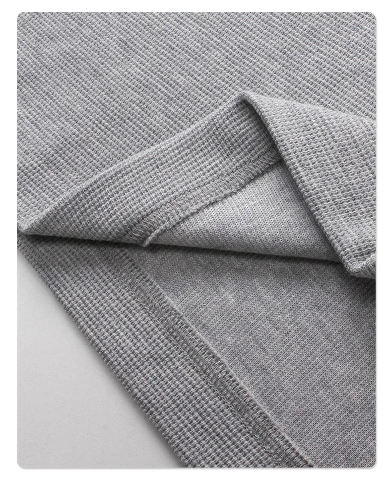 Waffle Collar Breathable T-Shirt