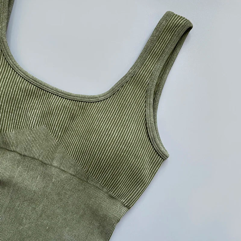 Ribbed Pilates Romper
