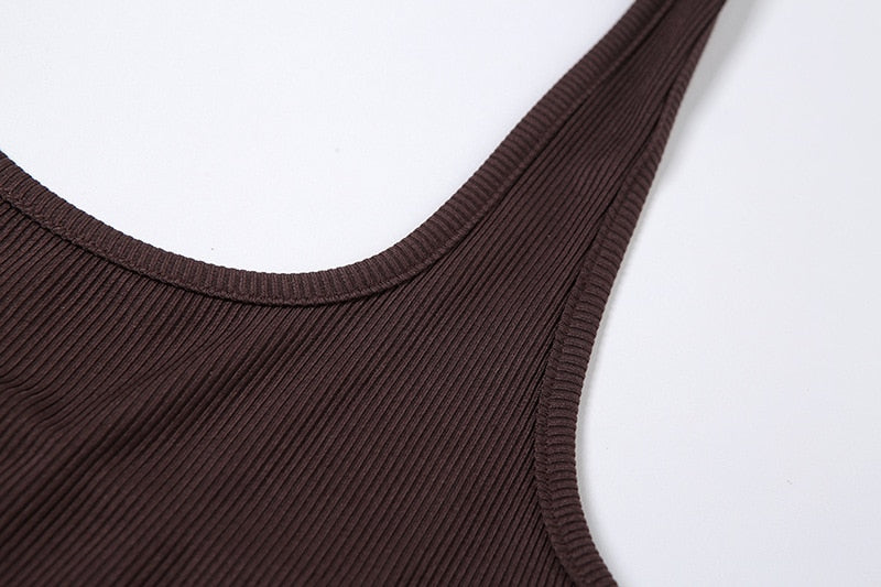 Ribbed Halter Jumpsuit