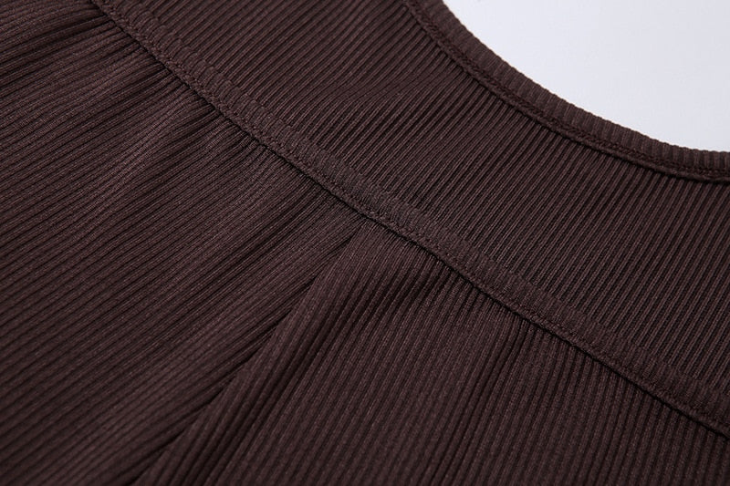 Ribbed Halter Jumpsuit