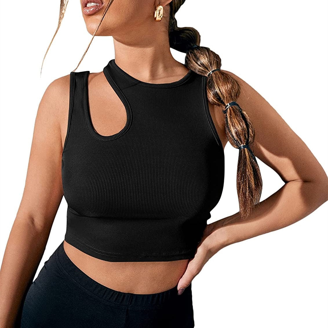 Show Me More Ribbed Crop Top