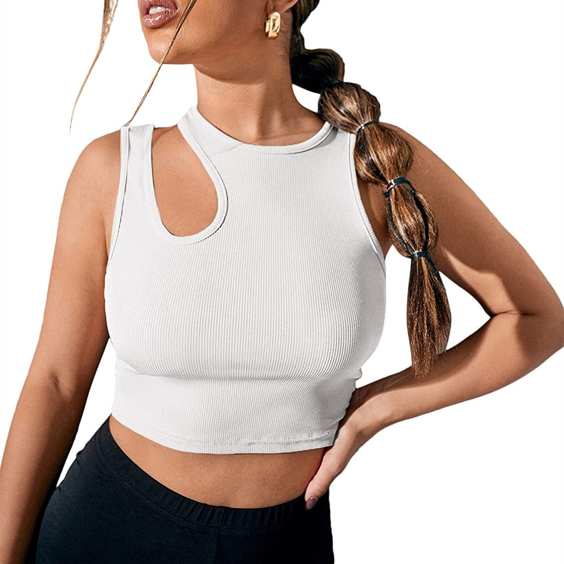 Show Me More Ribbed Crop Top