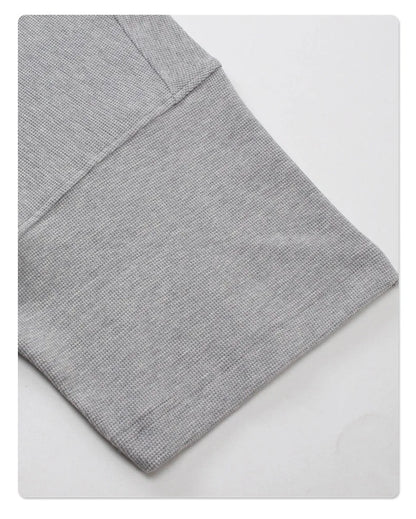 Waffle Collar Breathable T-Shirt