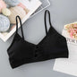 Seamless Bralette With Hollow Front
