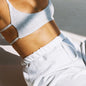 Ribbed Backless Bralette
