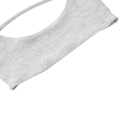Ribbed Backless Bralette