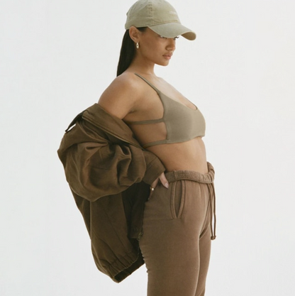 Ribbed Backless Bralette
