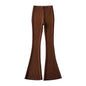 High Waist Ribbed Flare Pants